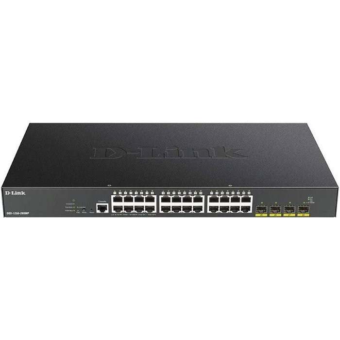 D-Link DGS-1250-28XMP Switch 24 Puertos PoE+ 4x 10G SFP+